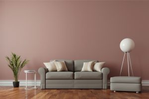 pink living room